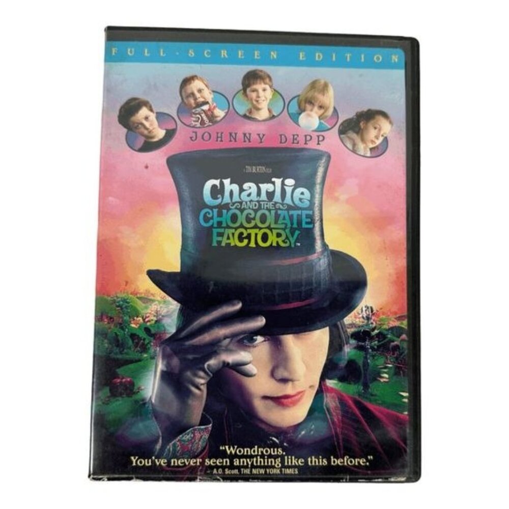 Charlie And The Chocolate Factory DVD Full Screen Edition Johnny Depp 2005